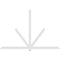 Ekena Millwork Kennewick Architectural Grade PVC Gable Bracket, 108"W x 72"H x 2"D x 4"F, 16/12 Pitch GBP108X72X0204KEN00 - alternate 5